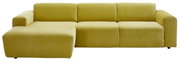 Gele longchair-bank Beldomo Style ERLANGEN, vooraanzicht