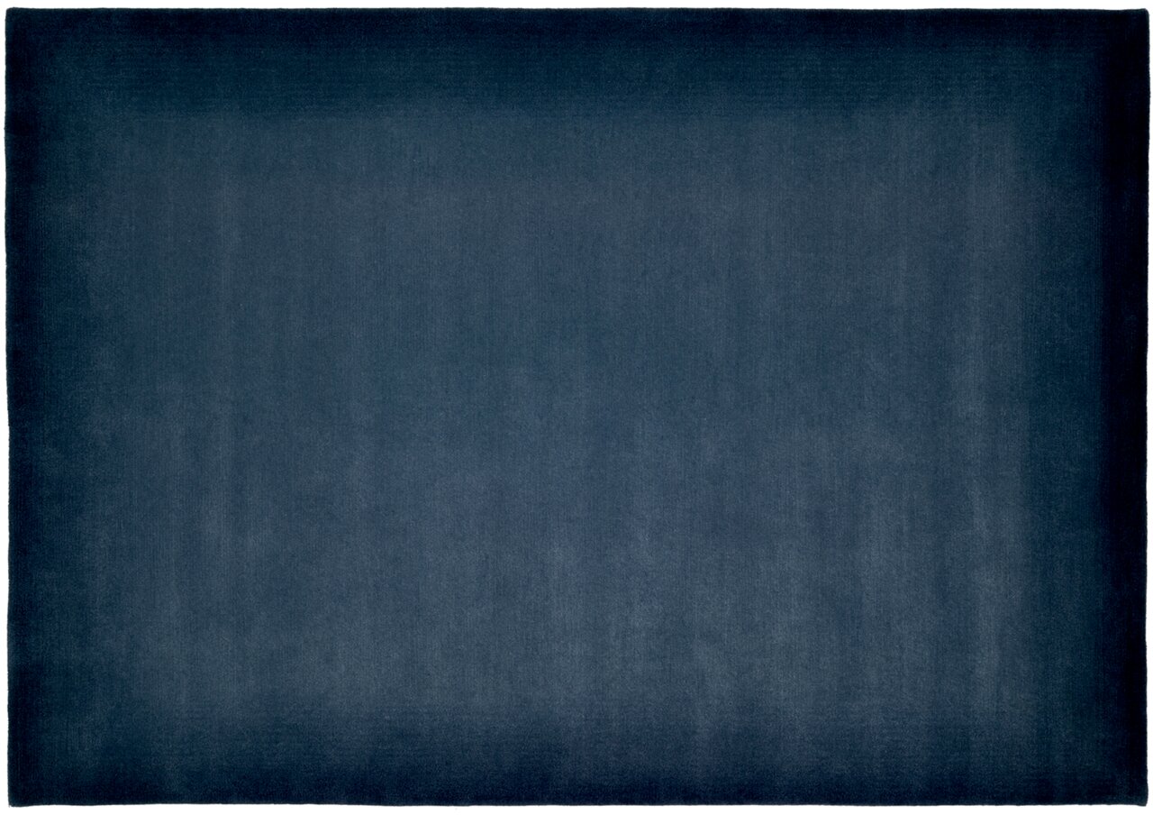 Dunkelblauer Teppich Vinciano Tami, rechteckig, ca. 204x251cm, Draufsicht