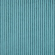 Close-up van een turquoise geribbelde stof die wordt gebruikt voor de functionele bank ENNY.