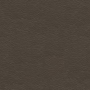 Nahaufnahme von dunkelbraunem Leder mit feiner Narbung, verwendet für einen Chefsessel.