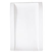 Rechteckiger weißer Gourmetteller 37x25cm aus der NewWave Kollektion, Draufsicht