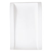 Rechteckiger weißer Gourmetteller 37x25cm aus der NewWave Kollektion, Draufsicht