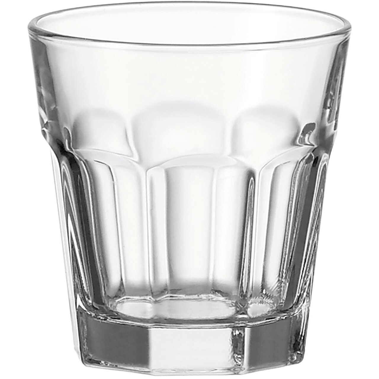 Klarglas Whiskybecher ROCK, frontale Ansicht