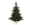 Künstlicher Weihnachtsbaum Grandis Fir mit realistischen Nadeln, frontal fotografiert