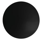 Schwarzer runder Pasta- und Suppenteller, Draufsicht