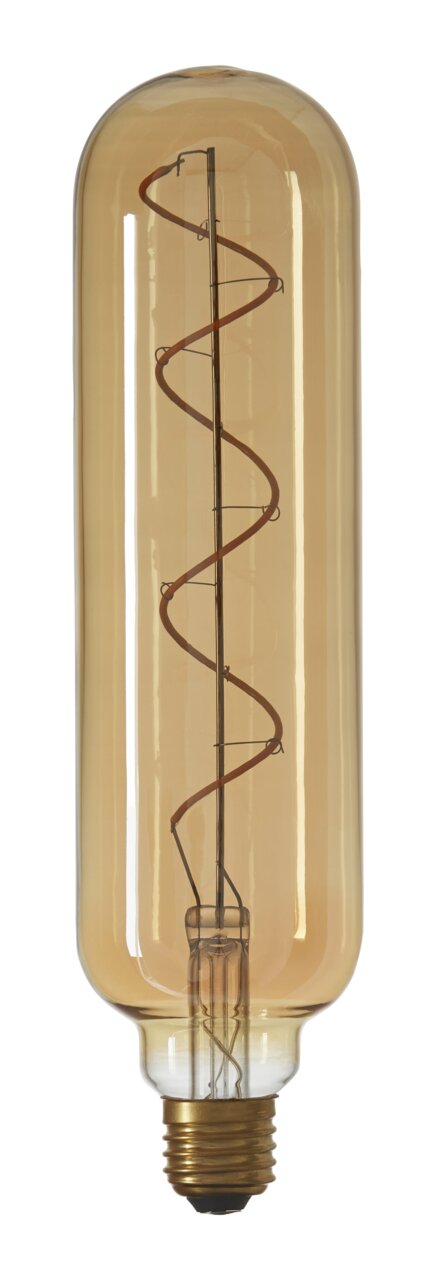 Light&Living LED-Leuchtmittel LIGHT LED-Deko-Leuchtmittel in zylindrischer Form mit spiralförmigem Glühfaden, seitliche Perspektive