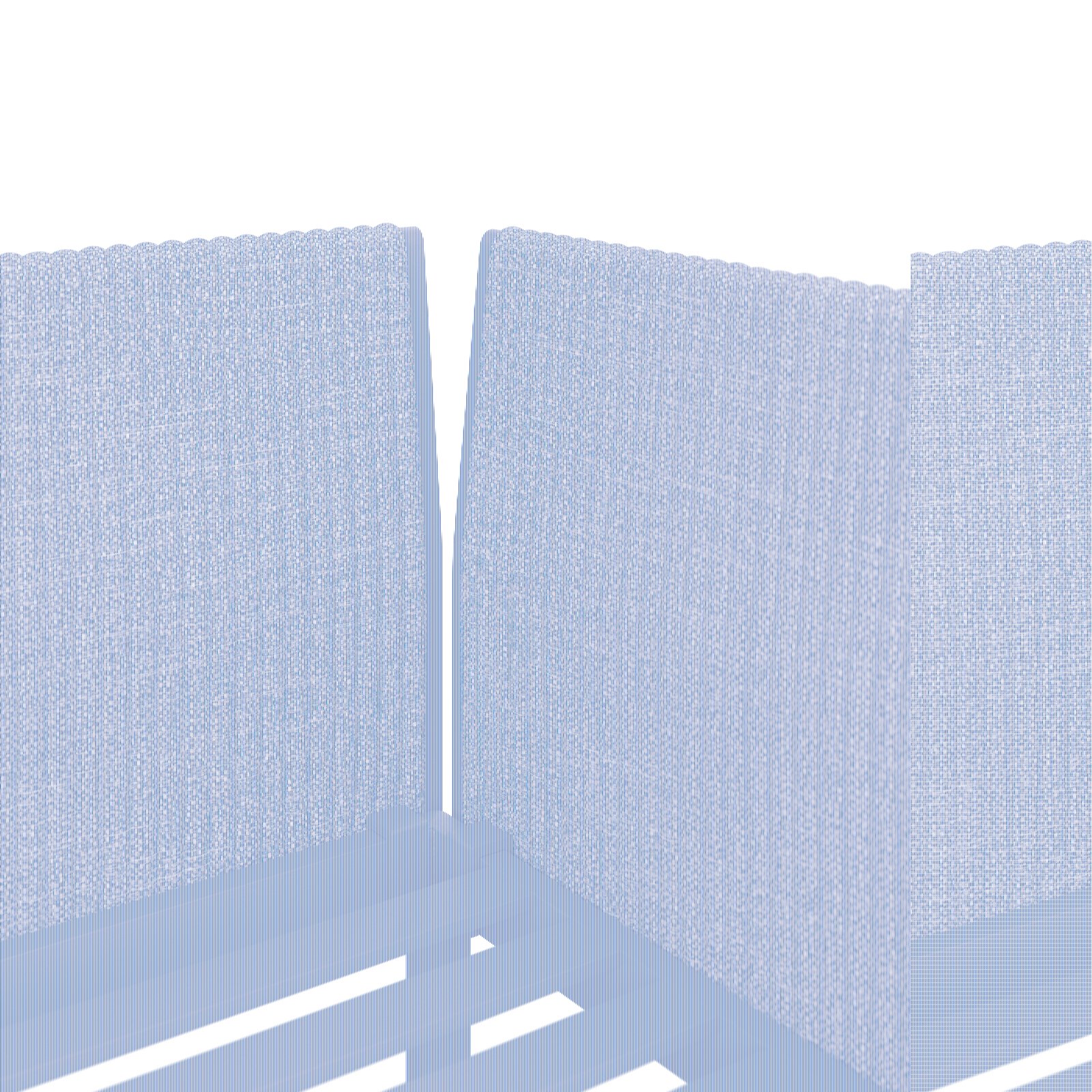 Nahaufnahme der Rückseite eines 3-Sitzer Sofas mit grauem Stoffbezug und Metallrahmen, von hinten betrachtet.