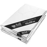 Ganzjahresdecke 155x220 cm von chill, gefaltet und von oben betrachtet