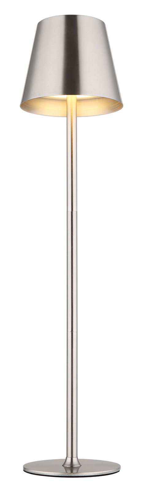 Moderne Tischleuchte VANNIE aus Metall in seitlicher Ansicht