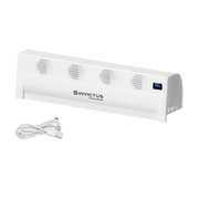 Invictus Therma Boost-verwarming met digitaal display, vooraanzicht, inclusief USB-kabel