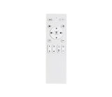 Weiße Fernbedienung für Deckenventilator, frontal abgebildet