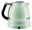 Grüner Wasserkocher Artisan von KitchenAid, seitliche Perspektive