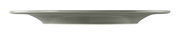 Seitenansicht eines perlgrauen Speisetellers mit einem Durchmesser von 27,5 cm.
