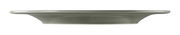 Seitenansicht eines perlgrauen Speisetellers mit einem Durchmesser von 27,5 cm.