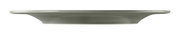 Seitenansicht eines perlgrauen Speisetellers mit einem Durchmesser von 27,5 cm.
