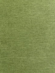 Close-up bovenaanzicht van olijfgroene geweven stof met fijne textuur