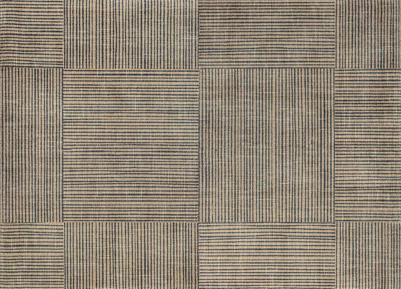 Fußmatte Canvas mit gestreiftem Muster aus der Vogelperspektive