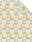 Jacquard Decke mit geometrischem Muster in Pastellfarben, Draufsicht