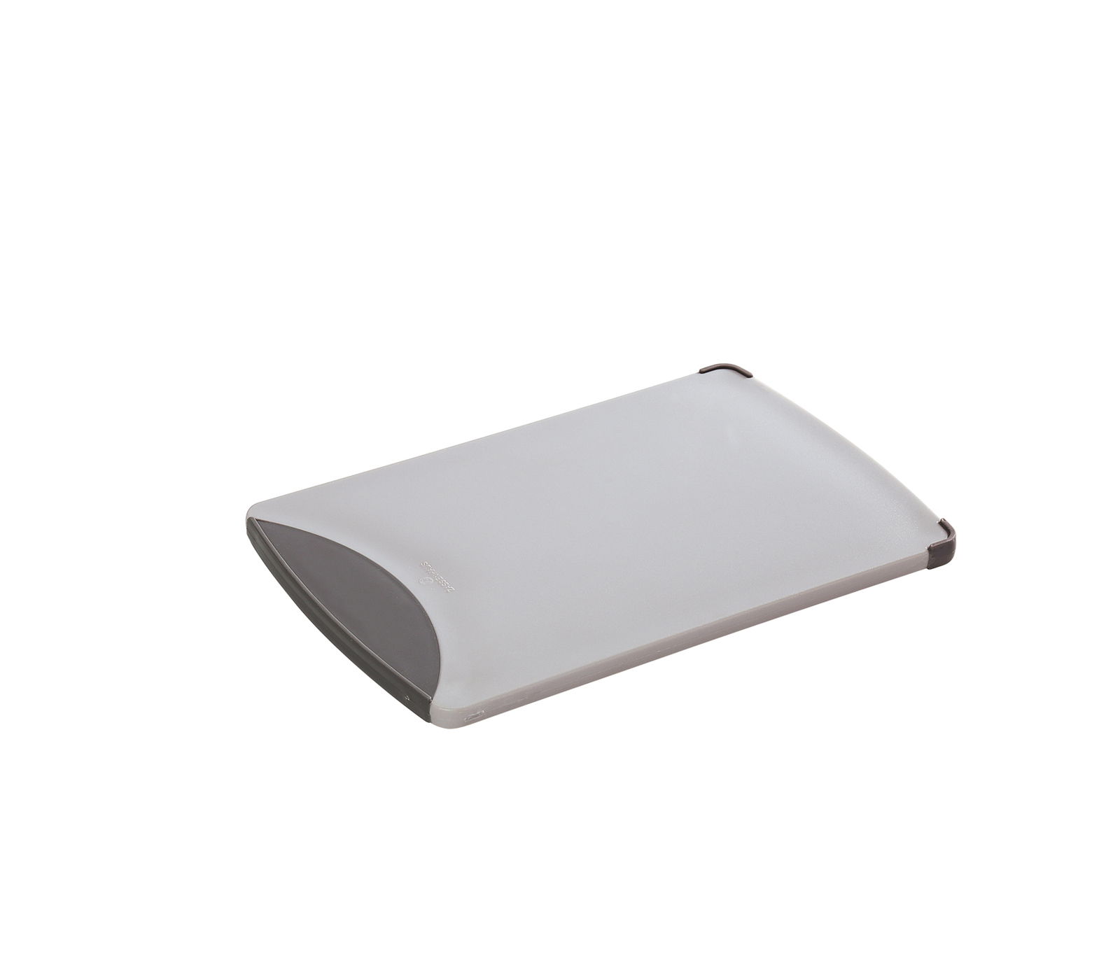 Zassenhaus Frühstücksbrett 25 x 16cm Graues Frühstücksbrett 25x16cm, seitliche Perspektive