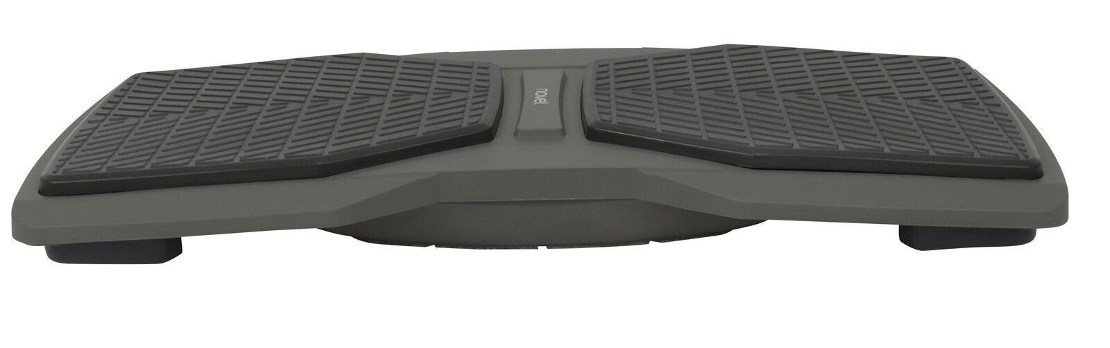 Fußstütze in seitlicher Perspektive mit rutschfester Oberfläche und stabiler Basis.