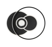 Moderne LED-Deckenleuchte mit kreisförmigem Design, Draufsicht