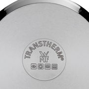Unterseite eines Woksets mit WMF TransTherm Boden, Nahaufnahme