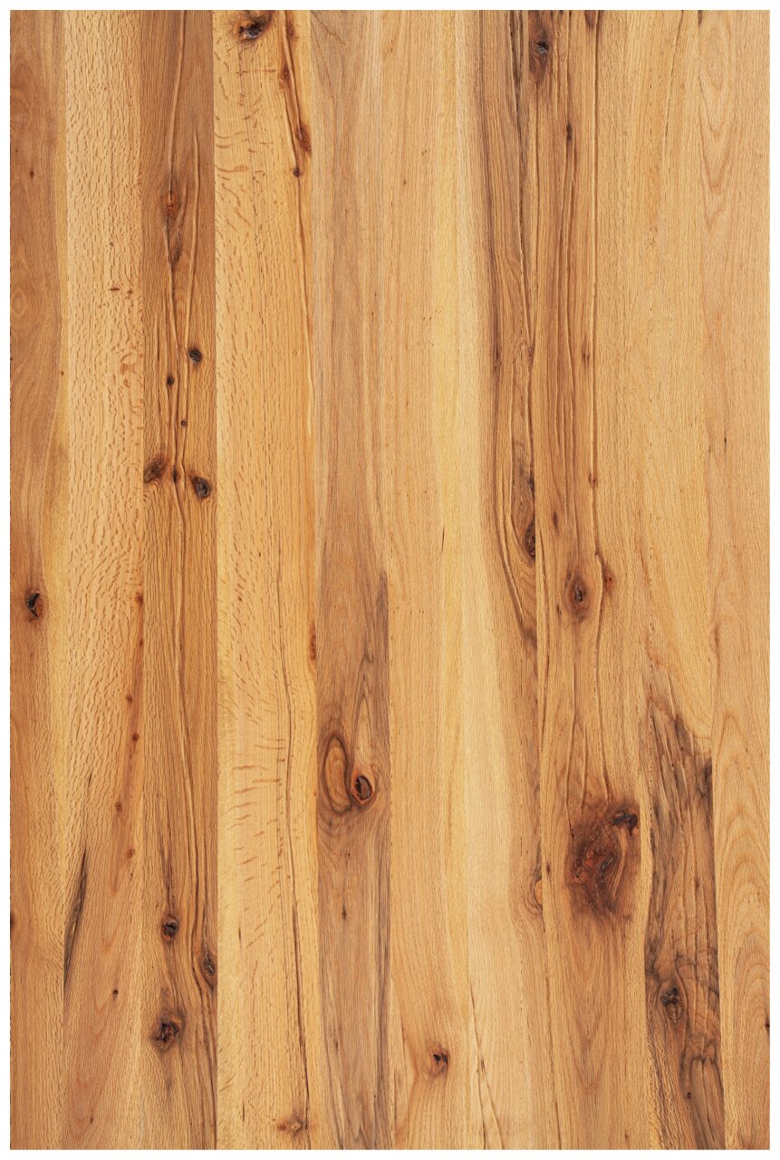 Houten tafelblad met natuurlijke nerf, bovenaanzicht