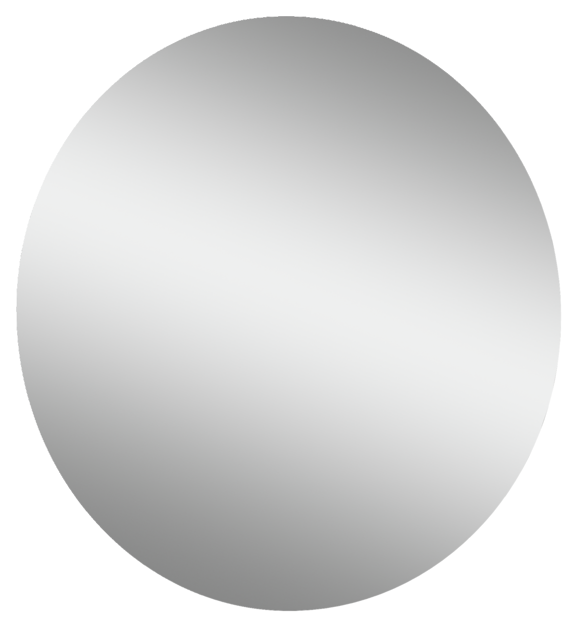 XORA Spiegel rund UNIVERSAL Runder Spiegel in Frontalansicht