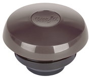 Deckel einer taupefarbenen Isolierkanne SAMBA, Ansicht von oben