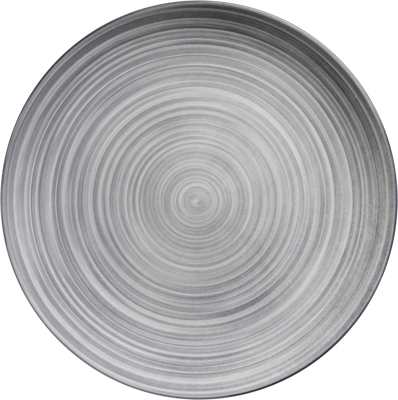 Ritzenhoff & Breker Teller SENDAI Grauer Dessertteller Sendai mit kreisförmigem Muster, Draufsicht