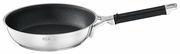Bratpfanne 24cm Silence Pro aus Edelstahl mit Antihaftbeschichtung, seitliche Perspektive