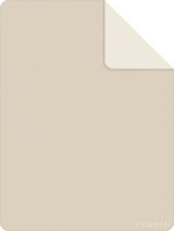 Beige Jacquard Decke von Bugatti, 150x200cm, mit umgeschlagener Ecke, Draufsicht