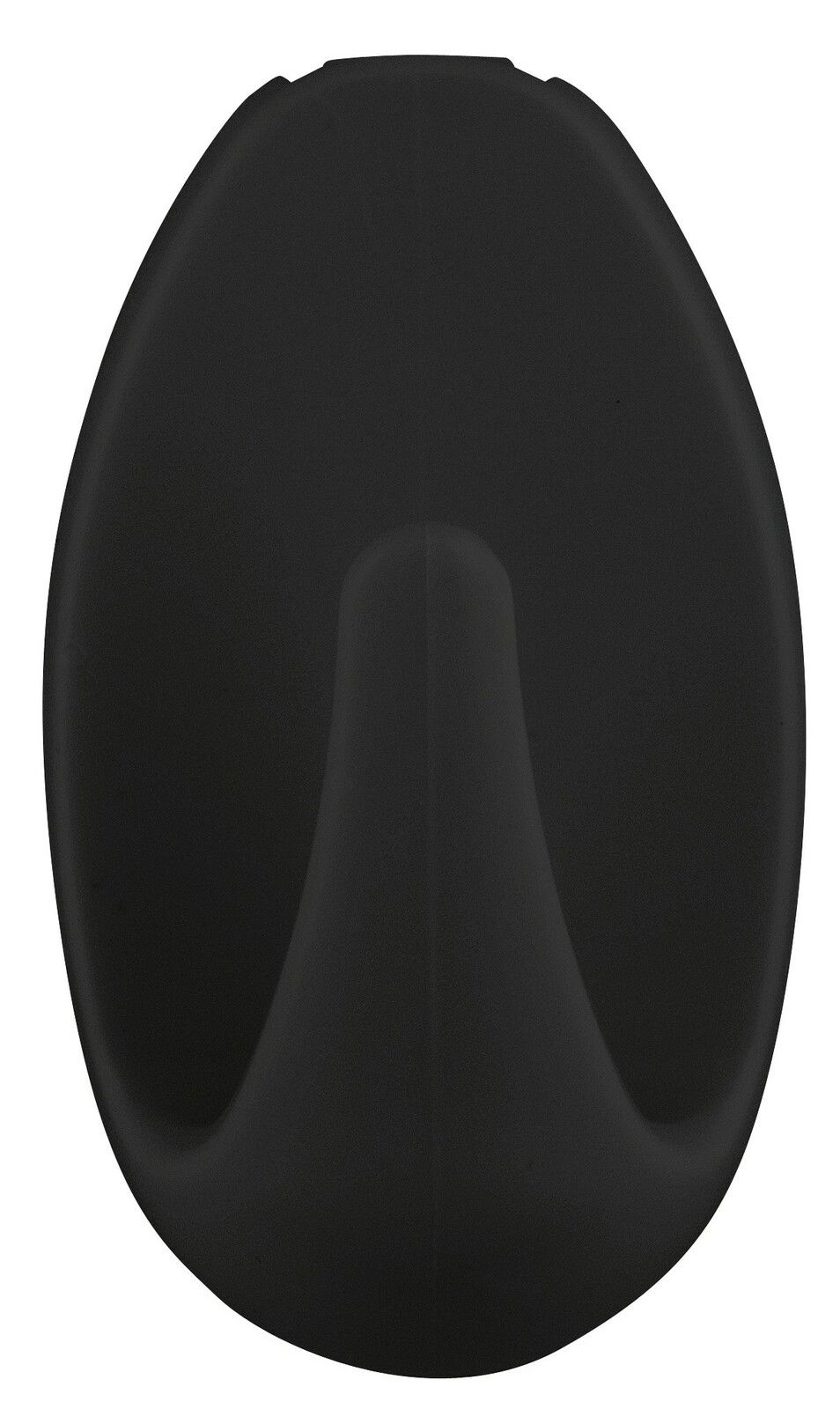 Tesa Powerstrips Haken 3-tlg. Schwarzer tesa Powerstrips Haken Small, Vorderansicht