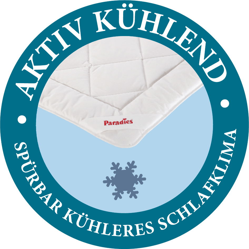 Sommerbettdecke mit kühlender Funktion, Draufsicht