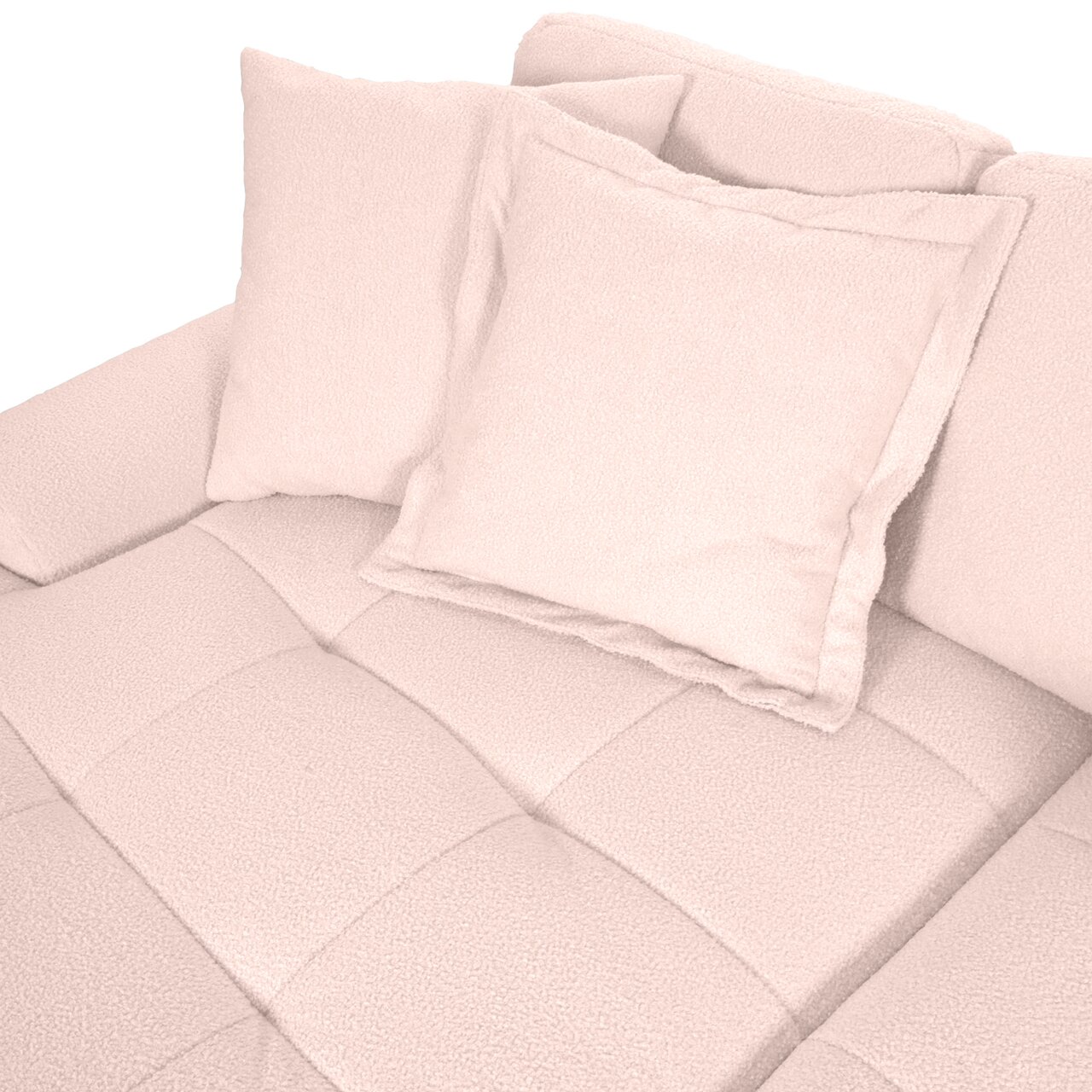 Z2 Ecksofa MILAZZO | rosa | Rechts