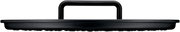 Zijaanzicht van de WMF Flavour ovale braadpan 33x26 cm met handvat.