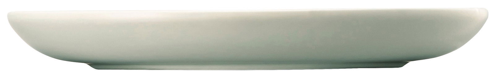 Thomas Untertasse FUN Seitliche Ansicht einer weißen Kombi-Untertasse