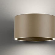 Moderne Wandleuchte PURE Clipse in zylindrischer Form, seitliche Perspektive