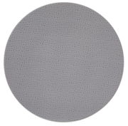 Runder Speiseteller mit grauem, strukturiertem Muster, Draufsicht