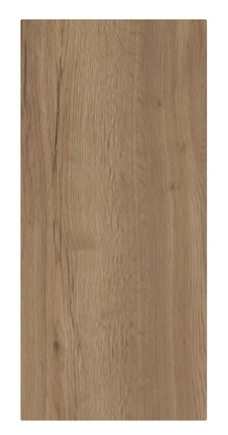 Novel Oberschrank rechts NV.210 Holzplatte mit natürlicher Maserung, frontale Ansicht