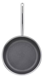 Bratpfanne XL CUT RESIST PURE aus der Vogelperspektive mit Wabenstruktur auf der Bratfläche