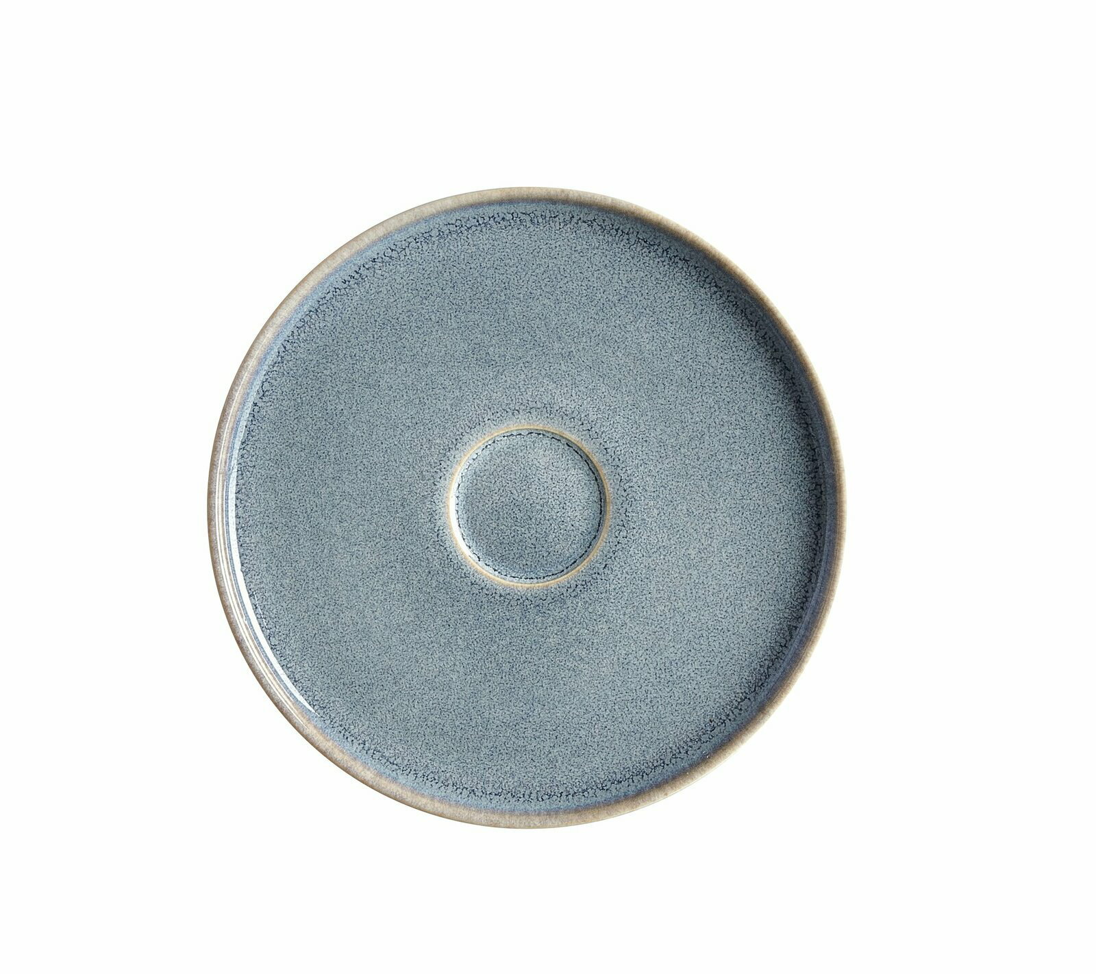 Blaue Kaffeeuntertasse Skagen, Draufsicht