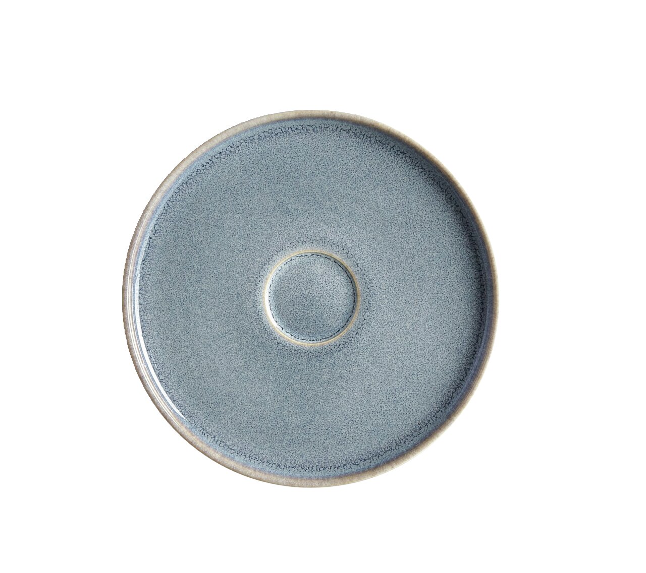 Ritzenhoff & Breker Kaffeeuntertasse STONE SKAGEN Blaue Kaffeeuntertasse Skagen, Draufsicht