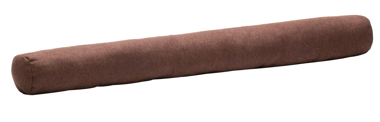 GÖZZE Zugluftrolle DARCO Braune Zugluftrolle aus 100% PES, seitliche Perspektive