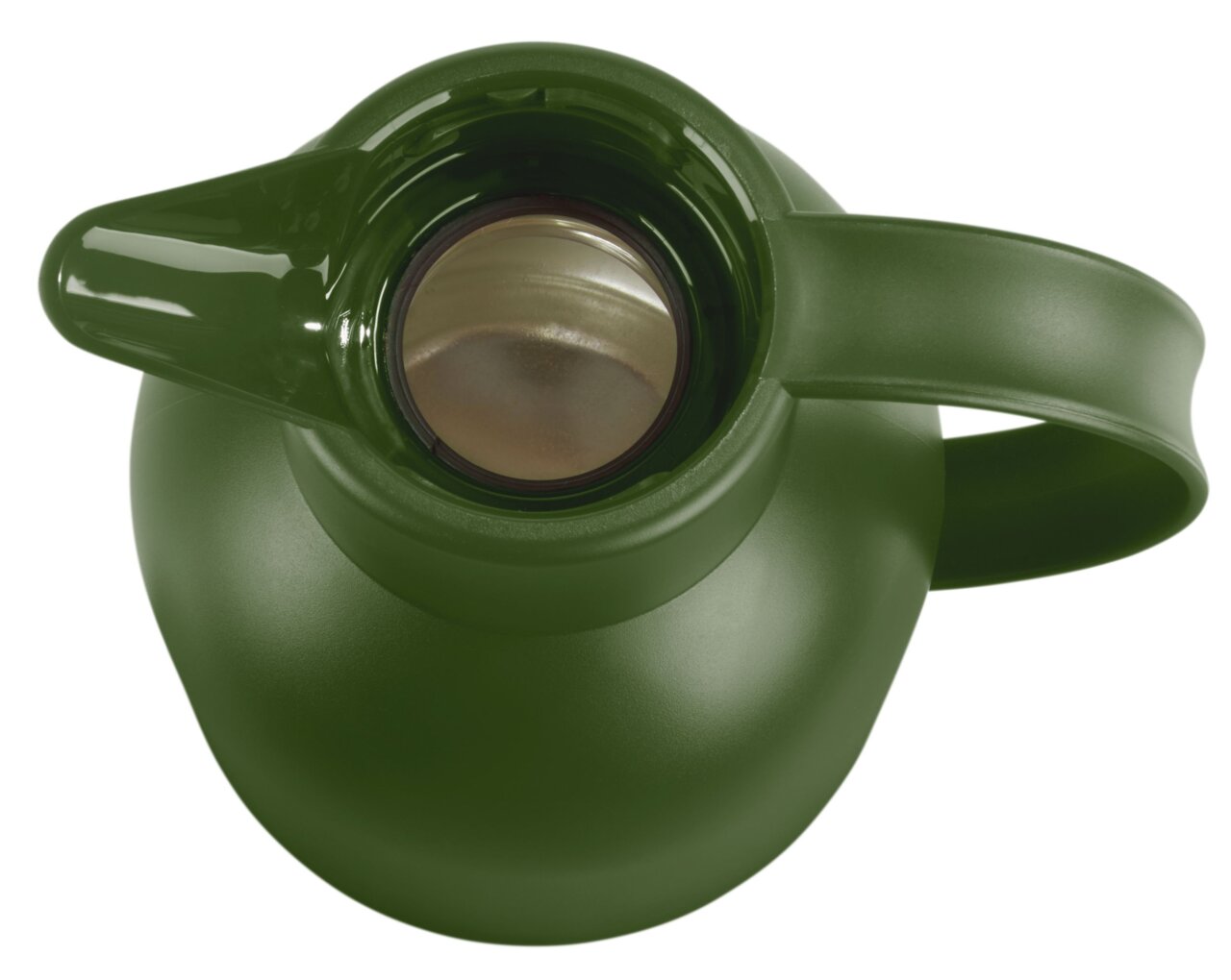 Groene thermoskan SAMBA 1,5 l vanuit vogelperspectief