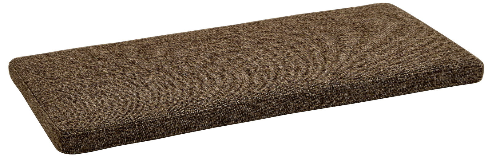 VOSS Sitzkissen SALEA Braunes rechteckiges Sitzkissen in schräger Perspektive