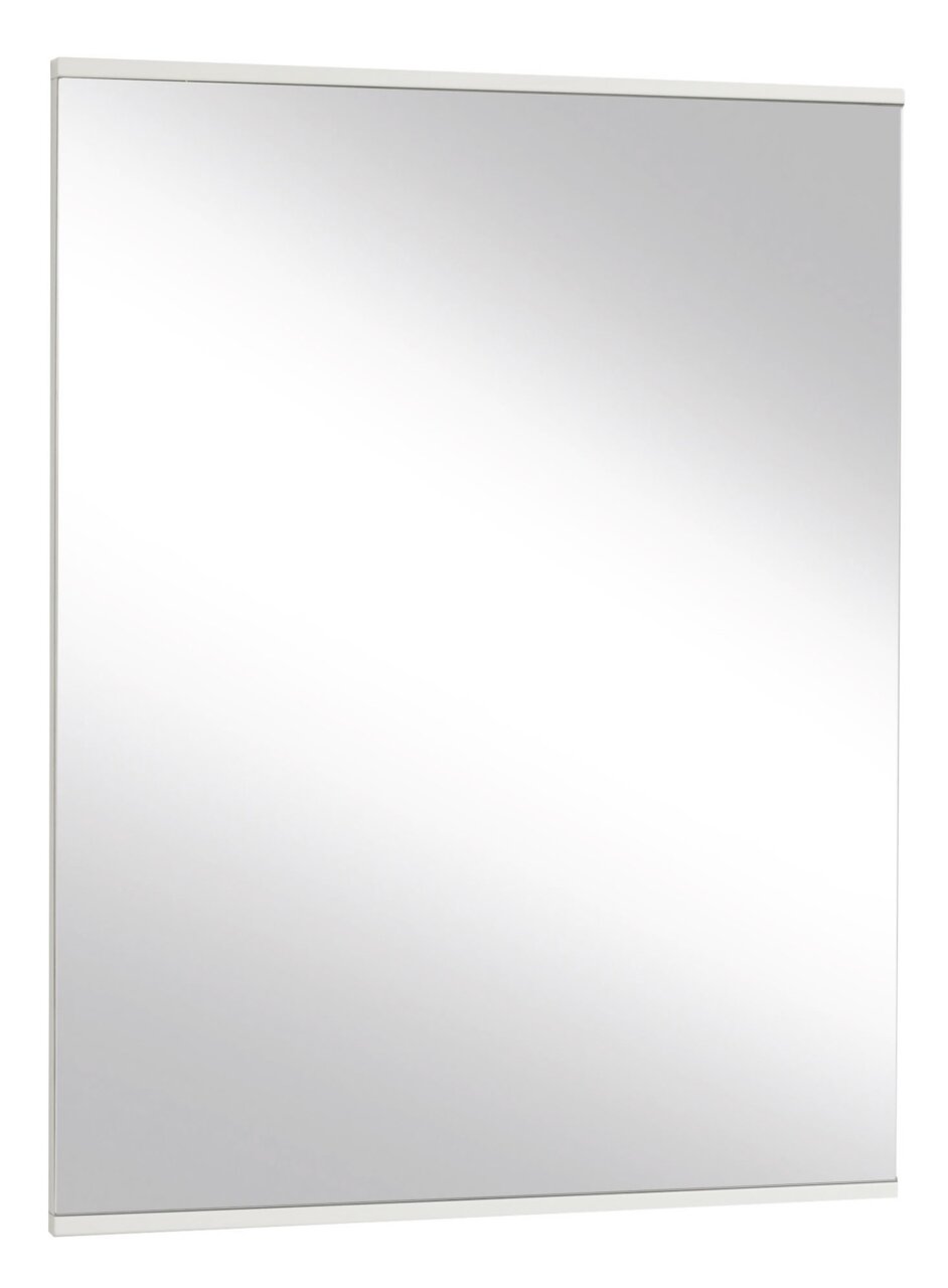 Rechteckiger Wandspiegel mit schmalem Rahmen, Frontalansicht