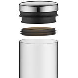 Vorratsglas 2l mit abgenommenem Deckel, seitliche Perspektive