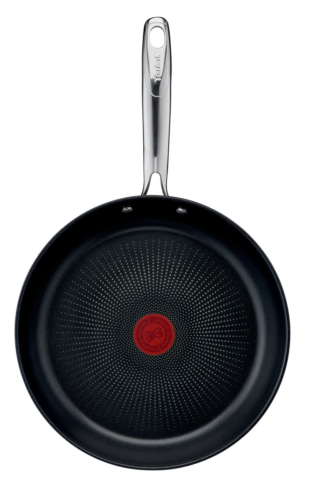 Pfanne mit Antihaftbeschichtung und Thermo-Spot, Draufsicht