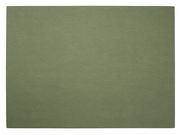 Grünes Tischset in rechteckiger Form, Draufsicht